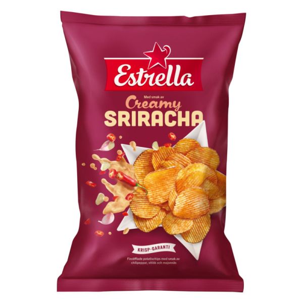 Estrella Creamy Sriracha Chips 175g